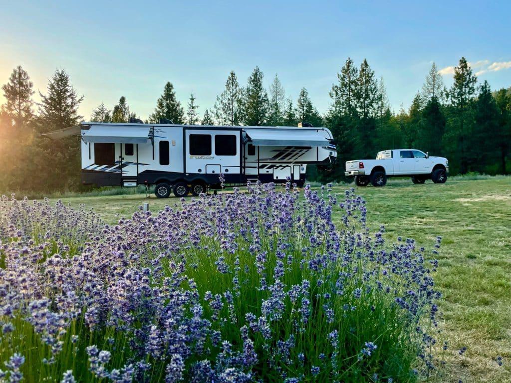 lavender farm rv camping