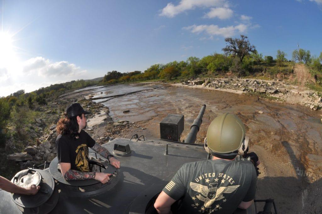 drive tanks at ox ranch