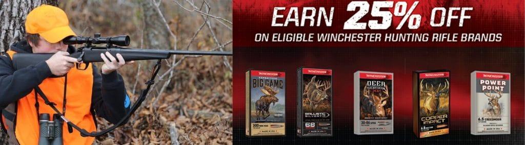 Winchester Announces Hunting Rifle Ammo Rebate 