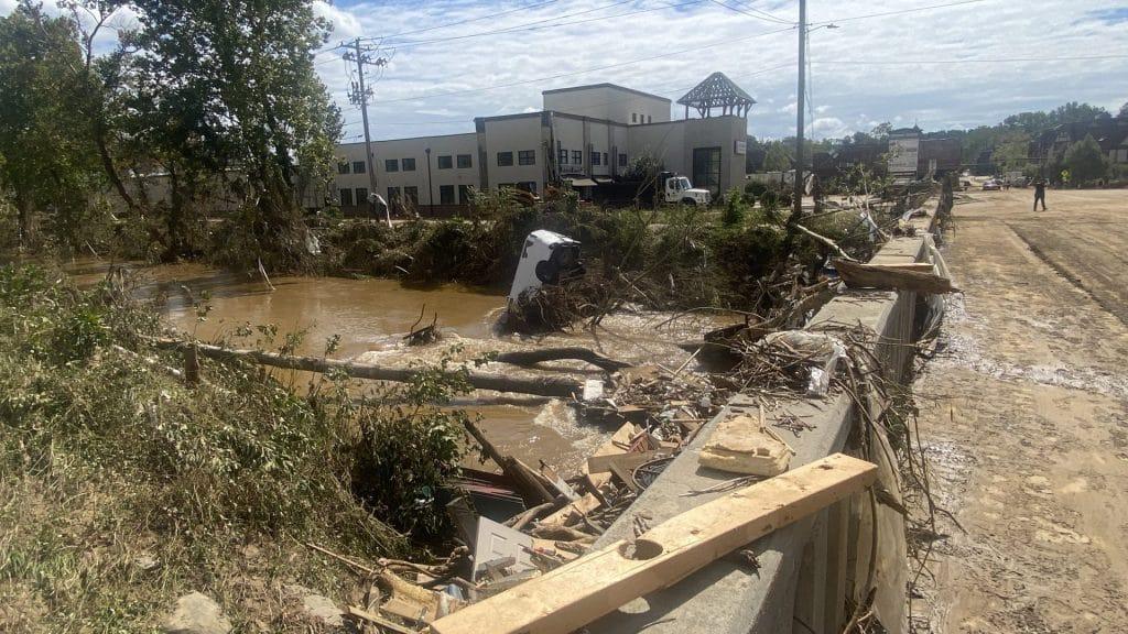 hurricane helene disaster area